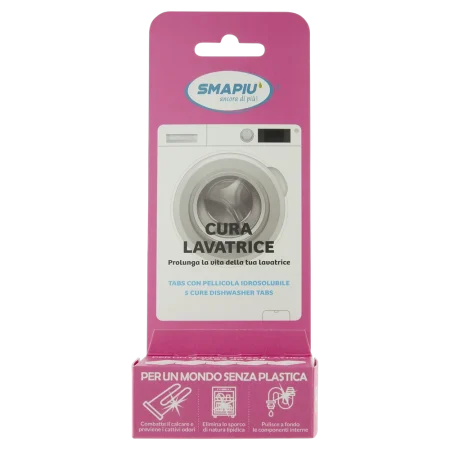 8033765130448_T1_Smapi—_Cura_Lavatrice_Tabs_con_Pellicola_Idrosolubile_5_x_20_g