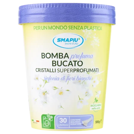 Immagine Bomba Profuma Bucato Sinfonia di Fiori Bianchi 500g